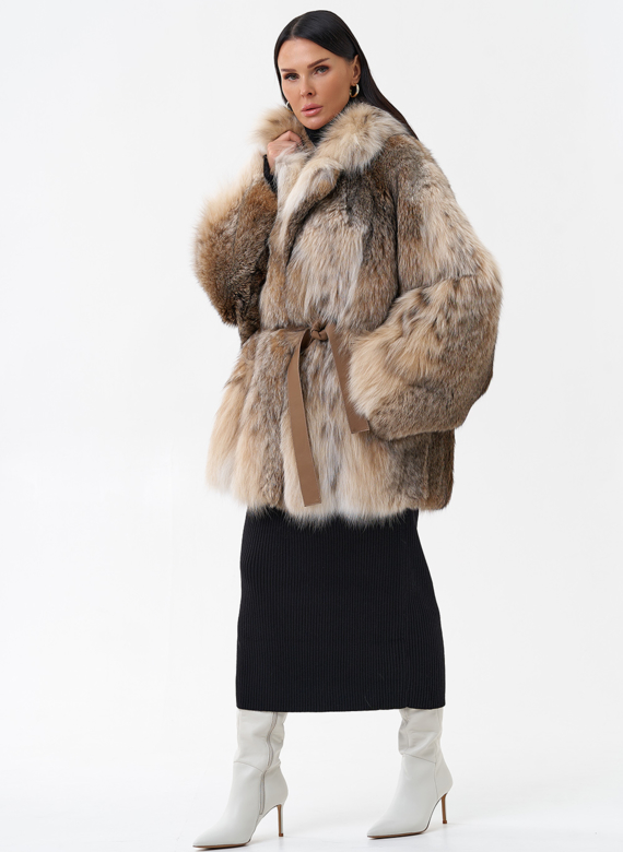 Шуба из рыси