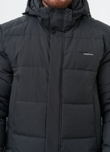 Мужской пуховик с капюшоном 