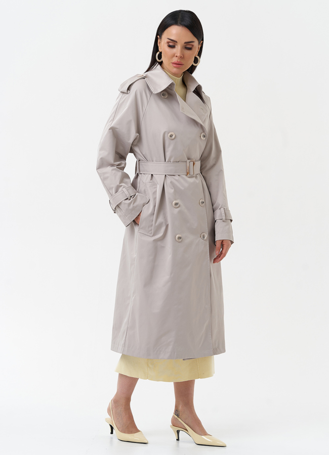 Женский плащ с английским воротником модель № 30266 универмаг малина